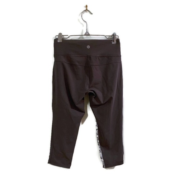 LULULEMON Ignite Crop Twiggy Printed Nimbus Soot - Picture 4 of 13